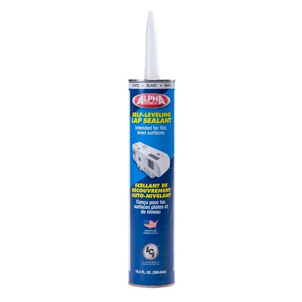 Lippert 1021 WHITE UPC LOW VOC SELF LEVELING SEALANT - 10.3 OZ TUBE 862144